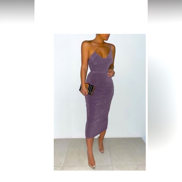 JLUXLABEL Dresses & Skirts - Sparkly Midi Skirt 💜🪩✨
